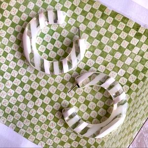 sale | j crew | large beveled hoops